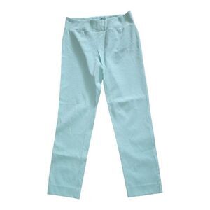 Melissa Paige Pants Women Sz M Green Business Straight Leg Everyday